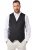 JP1880 846089 Sweat gilet Zwart - Pakken - Grote Maten Kostuum Heren