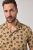 JP1880 Boxy Cuba Short Sleeve Shirt Camel - Hemden - Overhemden Grote Maten Heren