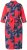 Ulla Popken 846164 Gebloemde blousejurk Rood - Midi jurken - Midi-jurken in grote maten
