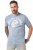 JP1880 846221 Rolling Stones Tongue T-shirt Lichtblauw - Band T-shirts - Band t-shirts vanaf 2XL