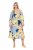 Ulla Popken 846330 Gebloemde maxi-jurk Lichtblauw - Maxi jurken - Grote maten maxi jurken