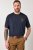 JP1880 846657 T-shirt bellyfit met badges Donkerblauw TALL - TALL T-shirts - Extra lange T-shirts voor heren