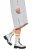 Ulla Popken 846886 Sweatjurk met capuchon Grijs gemêleerd - Sweatjurken - 