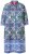 Ulla Popken 846952 Gebloemde blousejurk Wit - Midi jurken - Midi-jurken in grote maten