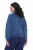 Ulla Popken 847035 Gewatteerd jack Denimblauw - Jassen - Grote maten jassen voor dames