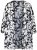Ulla Popken 847060 Open jas van uitgebrand chiffon Zwart - Jassen - Grote maten jassen voor dames