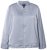 Ulla Popken 847191 Glanzende blouson met collegekraag Grijs - Jassen - Grote maten jassen voor dames