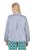 Ulla Popken 847191 Glanzende blouson met collegekraag Grijs - Jassen - Grote maten jassen voor dames