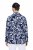 Ulla Popken 847586 Blazer van bloemenjacquard Donkerblauw - Blazers - Damesblazers in grote maten