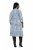 Ulla Popken 847643 Gestreepte jersey jurk Donkerblauw - Jersey jurken - 