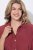 Ulla Popken 847797 Blousejurk Roestrood - Blousejurken - 