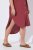 Ulla Popken 847797 Blousejurk Roestrood - Blousejurken - 