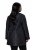 Ulla Popken 848099 Gebloemde jacquard blazer met verborgen knoopsluiting Zwart - Blazers - Damesblazers in grote maten