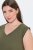 Ulla Popken 848131 Pyjama met kant Olijfgroen - Pyjama's en Loungewear - 