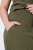 Ulla Popken 848131 Pyjama met kant Olijfgroen - Pyjama's en Loungewear - 
