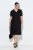 Ulla Popken 848140 Paillettenjurk Zwart - Avondjurken - Grote maten avondkleding