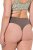 Ulla Popken 848826 Strings met dierenprint 3-pack Taupe - Slips - 