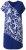 Ulla Popken 849033 Chiffon jurk met korte mouwen en V-hals Donkerblauw - Kleedjes - Jurken in elke maat