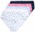 Ulla Popken 849098 Gebloemde slips 5-pack Lichtblauw - Slips - 