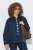Ulla Popken 849111 Gewatteerd jack Donkerblauw - Jassen - Grote maten jassen voor dames