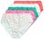 Ulla Popken 849140 Gebloemde slips 5-pack Gebroken wit - Slips - 