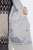 Ulla Popken 849221 Gewatteerd vest met geribde kraag Grijs - Bodywarmers - 
