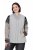 Ulla Popken 849221 Gewatteerd vest met geribde kraag Grijs - Bodywarmers - 