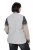 Ulla Popken 849221 Gewatteerd vest met geribde kraag Grijs - Bodywarmers - 