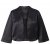 Ulla Popken 849457 Bolero Zwart - Jassen - Grote maten jassen voor dames