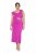 Ulla Popken 849508 Avondjurk Lila - Avondjurken - Grote maten avondkleding