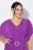 Ulla Popken 849533 Avondjurk Bessenrood - Avondjurken - Grote maten avondkleding