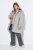 Ulla Popken 849552 Gewatteerde jas Grijs - Jassen - Grote maten dames jassen