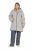 Ulla Popken 849552 Gewatteerde jas Grijs - Jassen - Grote maten dames jassen