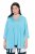 Ulla Popken 849620 Jasje Blauw - Jassen - Grote maten jassen voor dames
