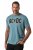 JP1880 849790 AC/DC Classic Logo T-shirt Turkooisblauw - Band T-shirts - Band t-shirts vanaf 2XL