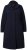 Ulla Popken 849803 Stretch jas met hoge kraag Donkerblauw - Jassen - Grote maten dames jassen
