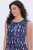 Ulla Popken 849887 Mouwloze jersey jurk Donkerblauw - Jersey jurken - 