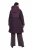Ulla Popken 849908 Regenjas Wijnrood - Jassen - Grote maten jassen voor dames