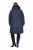 Ulla Popken 850041 Gewatteerde jas Donkerblauw - Jassen - Grote maten dames jassen