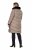 Ulla Popken 850041 Gewatteerde jas Taupe - Jassen - Grote maten dames jassen