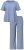 Ulla Popken 850045 Pyjama met korte mouwen Lichtblauw - Pyjama's en Loungewear - 