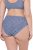 Ulla Popken 850077 Bedrukte slips 5-pack Lichtblauw - Slips - 