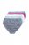 Ulla Popken 850077 Bedrukte slips 5-pack Lichtblauw - Slips - 