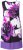 Ulla Popken 850175 Mouwloze jersey jurk met zakken Lila - Jersey jurken - 