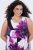 Ulla Popken 850175 Mouwloze jersey jurk met zakken Lila - Jersey jurken - 
