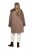 Ulla Popken 850251 Teddy jas Lichtbruin - Jassen - Grote maten dames jassen