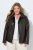 Ulla Popken 850310 Jas van imitatiebont Donkerbruin - Jassen - Grote maten jassen voor dames