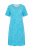 Ulla Popken 850344 Bedrukte T-shirtjurk Turquoise - Midi jurken - Midi-jurken in grote maten