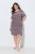 Ulla Popken 850401 Gebloemd nachthemd Bruin - Nachthemden - 
