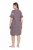 Ulla Popken 850401 Gebloemd nachthemd Bruin - Nachthemden - 
